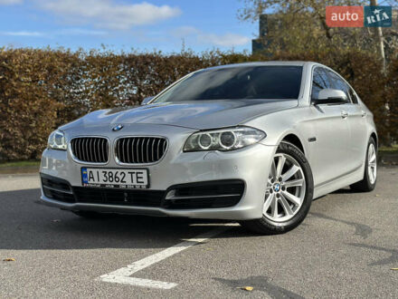 Серый БМВ 5 Серия, объемом двигателя 2 л и пробегом 160 тыс. км за 14600 $, фото 1 на Automoto.ua
