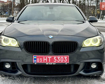 Серый БМВ 5 Серия, объемом двигателя 2 л и пробегом 195 тыс. км за 14300 $, фото 1 на Automoto.ua