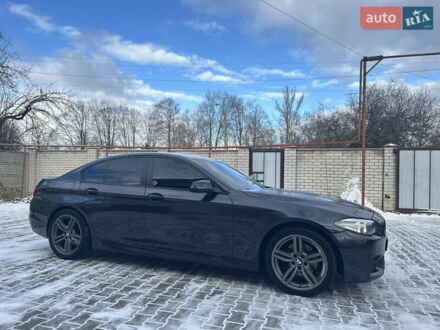 Серый БМВ 5 Серия, объемом двигателя 2 л и пробегом 208 тыс. км за 15000 $, фото 1 на Automoto.ua