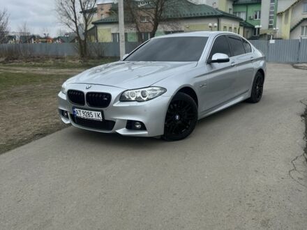 Серый БМВ 5 Серия, объемом двигателя 2 л и пробегом 202 тыс. км за 15600 $, фото 1 на Automoto.ua