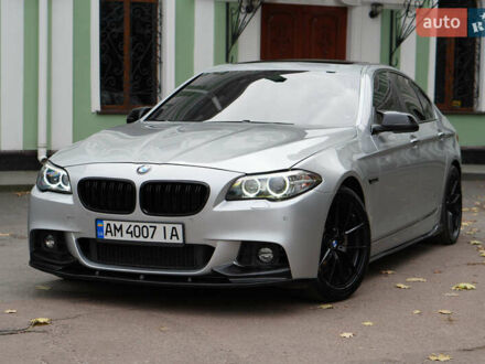 Серый БМВ 5 Серия, объемом двигателя 2 л и пробегом 212 тыс. км за 14000 $, фото 1 на Automoto.ua