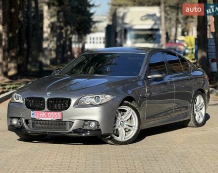 Серый БМВ 5 Серия, объемом двигателя 3 л и пробегом 183 тыс. км за 23550 $, фото 1 на Automoto.ua