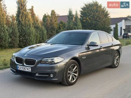 Серый БМВ 5 Серия, объемом двигателя 2 л и пробегом 217 тыс. км за 13500 $, фото 1 на Automoto.ua