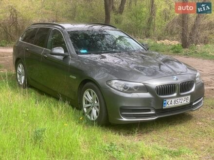 Серый БМВ 5 Серия, объемом двигателя 2 л и пробегом 330 тыс. км за 15399 $, фото 1 на Automoto.ua
