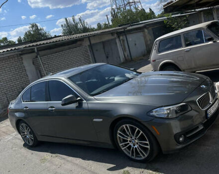 Серый БМВ 5 Серия, объемом двигателя 2 л и пробегом 196 тыс. км за 16500 $, фото 1 на Automoto.ua