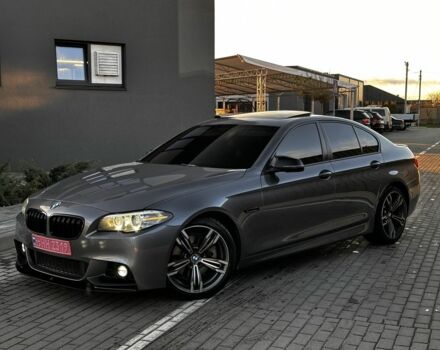 Серый БМВ 5 Серия, объемом двигателя 2 л и пробегом 220 тыс. км за 13300 $, фото 1 на Automoto.ua