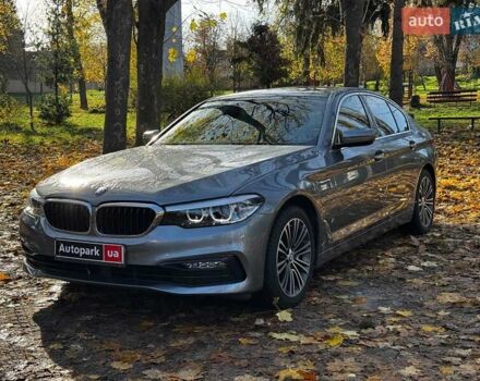 БМВ 5 Серия 2018 в Киеве на Automoto.ua Серый БМВ 5 Серия, объемом двигателя 2 л и пробегом 47 тыс. км за 28340 $, фото 1 на Automoto.ua