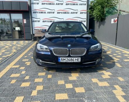 Синий БМВ 5 Серия, объемом двигателя 3 л и пробегом 178 тыс. км за 13890 $, фото 1 на Automoto.ua
