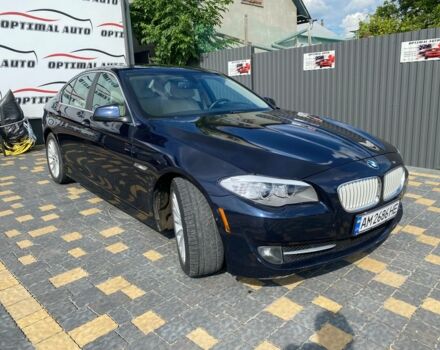 Синий БМВ 5 Серия, объемом двигателя 3 л и пробегом 178 тыс. км за 13890 $, фото 2 на Automoto.ua