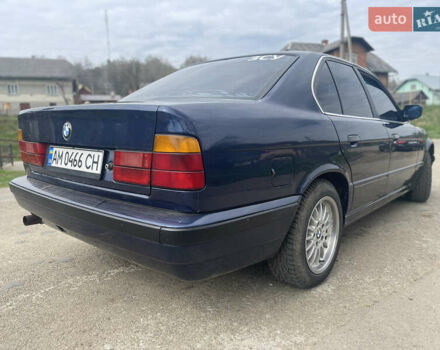 Синий БМВ 5 Серия, объемом двигателя 2 л и пробегом 213 тыс. км за 2999 $, фото 2 на Automoto.ua