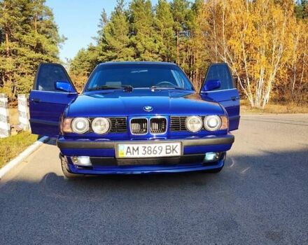 Синий БМВ 5 Серия, объемом двигателя 2 л и пробегом 328 тыс. км за 6500 $, фото 7 на Automoto.ua