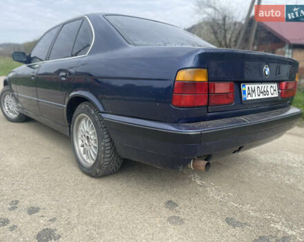 Синий БМВ 5 Серия, объемом двигателя 2 л и пробегом 213 тыс. км за 2999 $, фото 1 на Automoto.ua