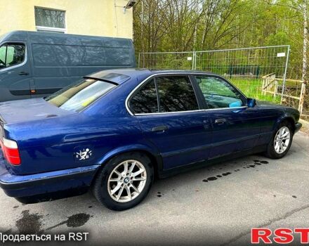 Синий БМВ 5 Серия, объемом двигателя 2 л и пробегом 670 тыс. км за 2800 $, фото 3 на Automoto.ua