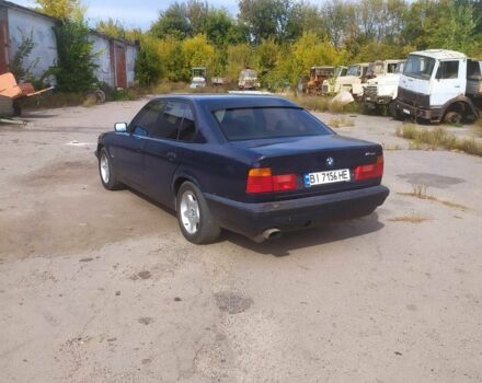 Синий БМВ 5 Серия, объемом двигателя 1.8 л и пробегом 1000 тыс. км за 3000 $, фото 2 на Automoto.ua