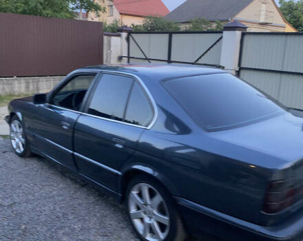 Синий БМВ 5 Серия, объемом двигателя 2.5 л и пробегом 470 тыс. км за 3000 $, фото 3 на Automoto.ua