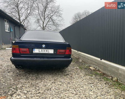 Синий БМВ 5 Серия, объемом двигателя 2.5 л и пробегом 552 тыс. км за 3500 $, фото 1 на Automoto.ua