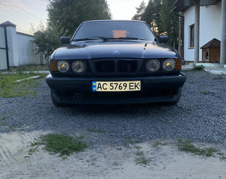 Синий БМВ 5 Серия, объемом двигателя 2.5 л и пробегом 470 тыс. км за 3000 $, фото 5 на Automoto.ua