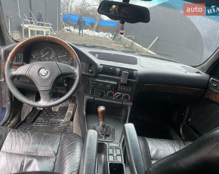 Синий БМВ 5 Серия, объемом двигателя 2.5 л и пробегом 552 тыс. км за 3500 $, фото 9 на Automoto.ua