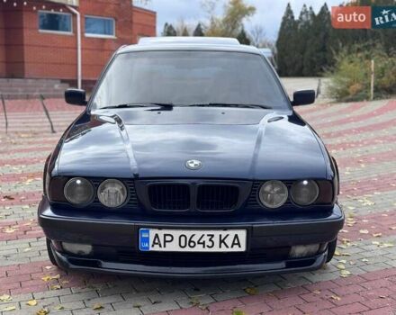 Синий БМВ 5 Серия, объемом двигателя 2 л и пробегом 420 тыс. км за 3500 $, фото 1 на Automoto.ua