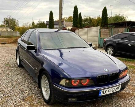 Синий БМВ 5 Серия, объемом двигателя 2.5 л и пробегом 320 тыс. км за 4000 $, фото 3 на Automoto.ua