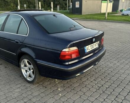 Синий БМВ 5 Серия, объемом двигателя 2.5 л и пробегом 450 тыс. км за 3699 $, фото 5 на Automoto.ua