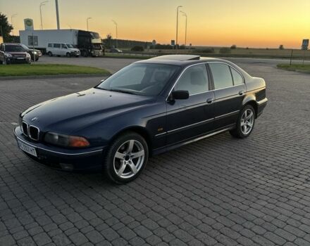 Синий БМВ 5 Серия, объемом двигателя 2.5 л и пробегом 450 тыс. км за 3699 $, фото 2 на Automoto.ua