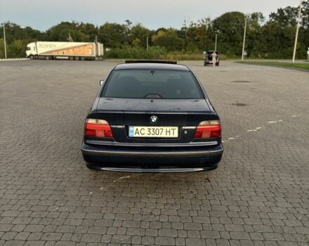 Синий БМВ 5 Серия, объемом двигателя 2.5 л и пробегом 450 тыс. км за 3699 $, фото 4 на Automoto.ua