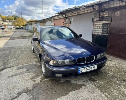 Синий БМВ 5 Серия, объемом двигателя 2.5 л и пробегом 320 тыс. км за 3550 $, фото 3 на Automoto.ua