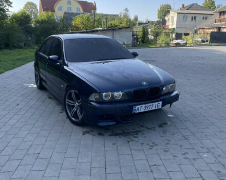 Синий БМВ 5 Серия, объемом двигателя 3.5 л и пробегом 270 тыс. км за 4500 $, фото 1 на Automoto.ua