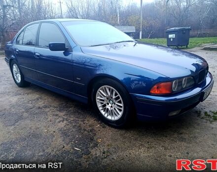 Синий БМВ 5 Серия, объемом двигателя 2.5 л и пробегом 370 тыс. км за 4999 $, фото 2 на Automoto.ua