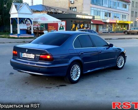 Синий БМВ 5 Серия, объемом двигателя 2 л и пробегом 450 тыс. км за 3250 $, фото 2 на Automoto.ua