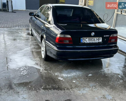 Синий БМВ 5 Серия, объемом двигателя 3.5 л и пробегом 485 тыс. км за 7000 $, фото 2 на Automoto.ua