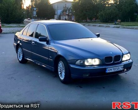 Синий БМВ 5 Серия, объемом двигателя 2 л и пробегом 450 тыс. км за 3250 $, фото 1 на Automoto.ua