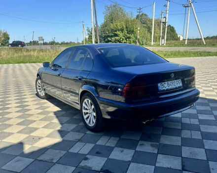 Синий БМВ 5 Серия, объемом двигателя 2.5 л и пробегом 445 тыс. км за 6000 $, фото 1 на Automoto.ua