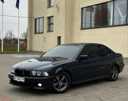 Синий БМВ 5 Серия, объемом двигателя 3.5 л и пробегом 280 тыс. км за 6300 $, фото 2 на Automoto.ua