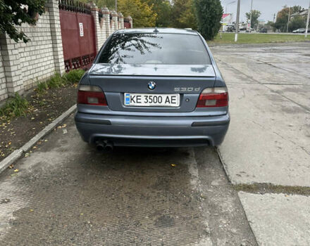 Синий БМВ 5 Серия, объемом двигателя 3 л и пробегом 485 тыс. км за 6699 $, фото 2 на Automoto.ua