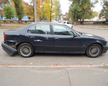 Синий БМВ 5 Серия, объемом двигателя 2.5 л и пробегом 414 тыс. км за 3700 $, фото 2 на Automoto.ua