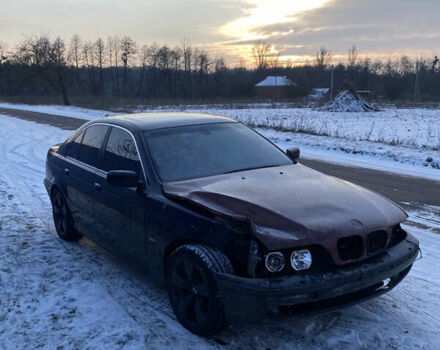 Синий БМВ 5 Серия, объемом двигателя 2.5 л и пробегом 417 тыс. км за 2500 $, фото 1 на Automoto.ua