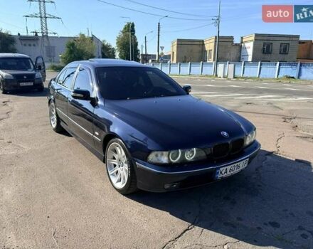 Синий БМВ 5 Серия, объемом двигателя 3 л и пробегом 380 тыс. км за 5300 $, фото 3 на Automoto.ua