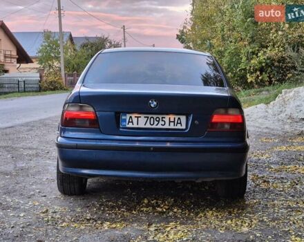 Синий БМВ 5 Серия, объемом двигателя 2.5 л и пробегом 630 тыс. км за 6000 $, фото 4 на Automoto.ua