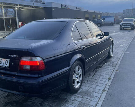 Синий БМВ 5 Серия, объемом двигателя 2.5 л и пробегом 475 тыс. км за 4000 $, фото 2 на Automoto.ua