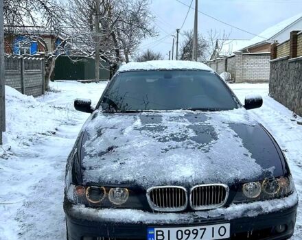 Синий БМВ 5 Серия, объемом двигателя 2.5 л и пробегом 394 тыс. км за 3000 $, фото 2 на Automoto.ua
