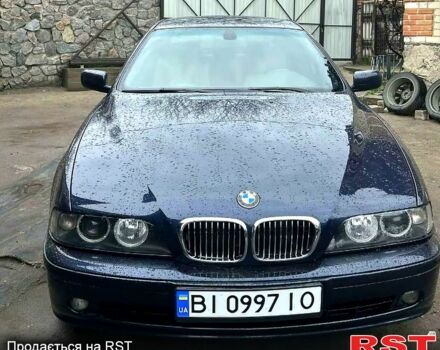 Синий БМВ 5 Серия, объемом двигателя 2.5 л и пробегом 394 тыс. км за 3000 $, фото 3 на Automoto.ua
