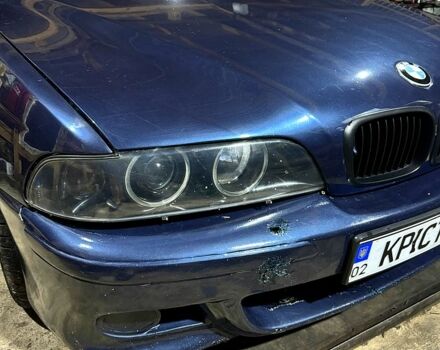 Синий БМВ 5 Серия, объемом двигателя 3 л и пробегом 489 тыс. км за 5900 $, фото 1 на Automoto.ua