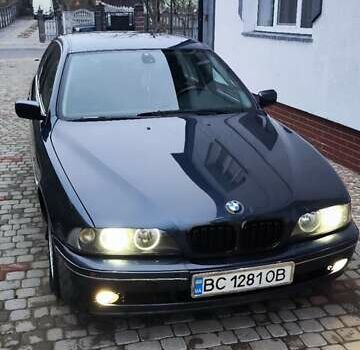 Синий БМВ 5 Серия, объемом двигателя 2.5 л и пробегом 335 тыс. км за 5500 $, фото 5 на Automoto.ua