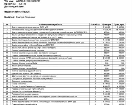 Синий БМВ 5 Серия, объемом двигателя 3 л и пробегом 420 тыс. км за 9927 $, фото 5 на Automoto.ua