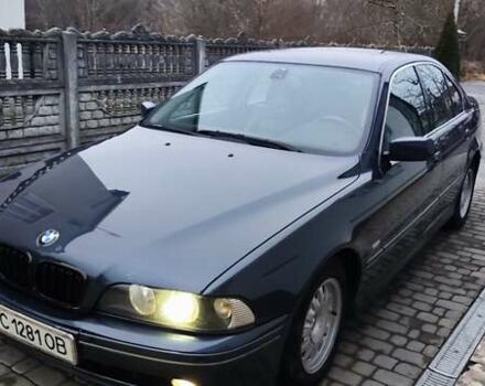 Синий БМВ 5 Серия, объемом двигателя 2.5 л и пробегом 335 тыс. км за 5500 $, фото 2 на Automoto.ua