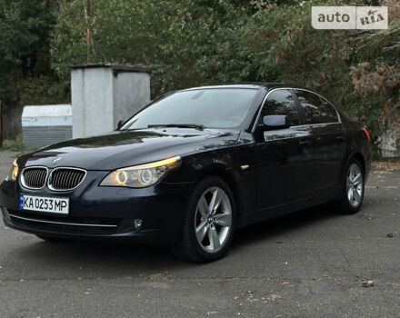 Синий БМВ 5 Серия, объемом двигателя 3 л и пробегом 191 тыс. км за 9000 $, фото 1 на Automoto.ua