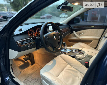 Синий БМВ 5 Серия, объемом двигателя 3 л и пробегом 191 тыс. км за 9000 $, фото 9 на Automoto.ua