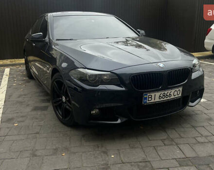 Синий БМВ 5 Серия, объемом двигателя 3 л и пробегом 197 тыс. км за 15500 $, фото 1 на Automoto.ua